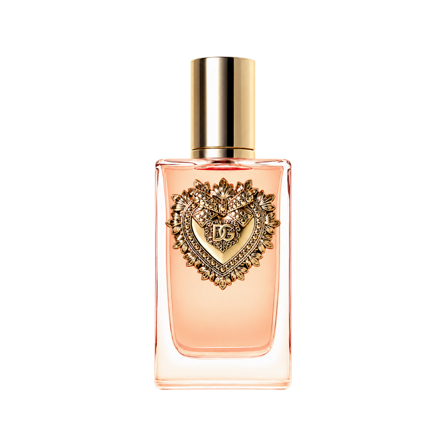 DOLCE & GABBANA DEVOTION EDP 100ML — bottle only, transparent background and matched sizing