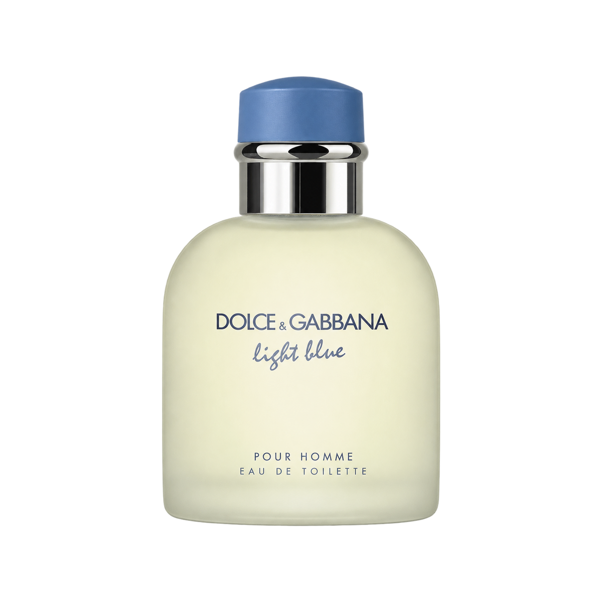 DOLCE & GABBANA LIGHT BLUE EDT FOR HIM 100ML — bottle only, transparent background and matched sizing