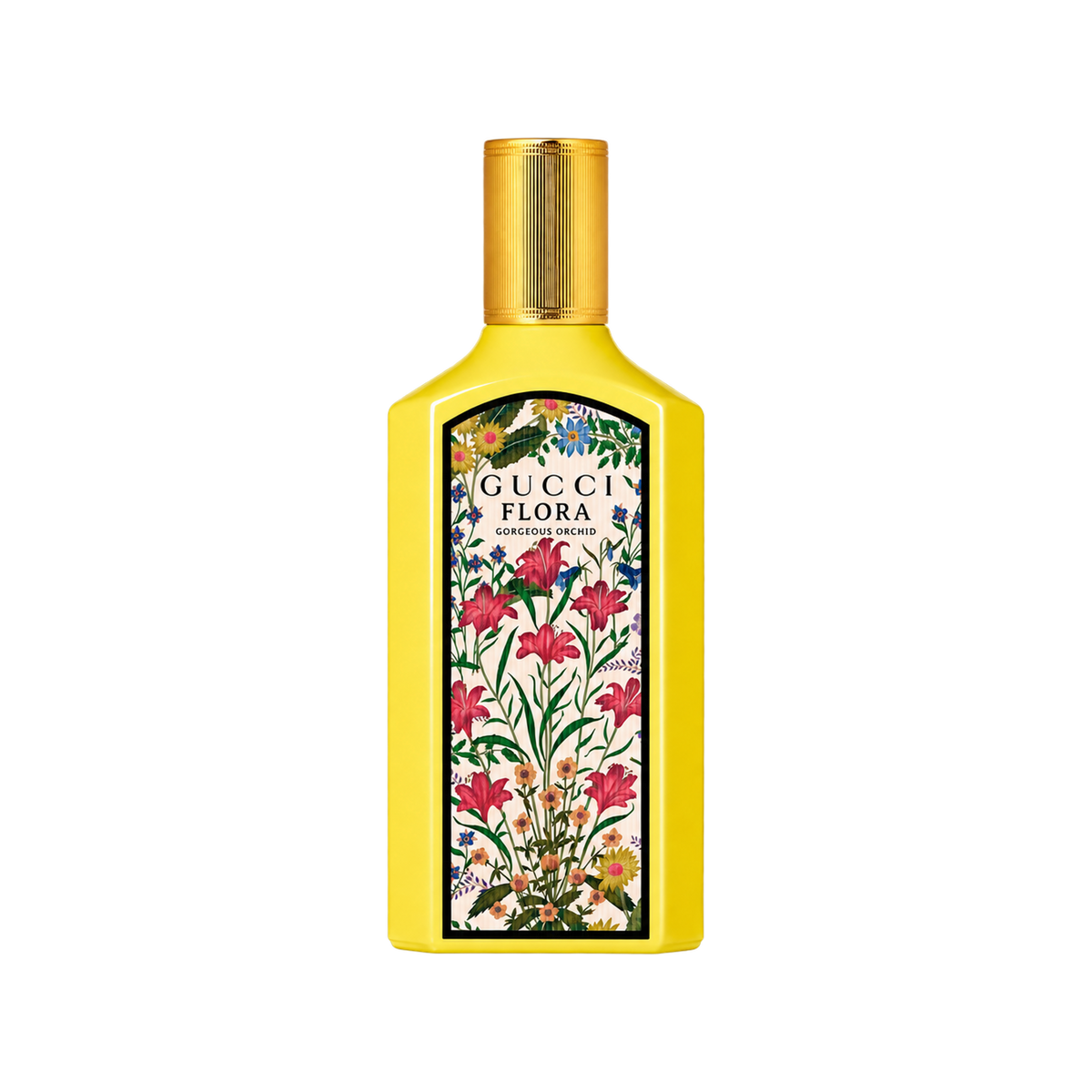 GUCCI FLORA ORCHID 100ML — bottle only, transparent background and matched sizing