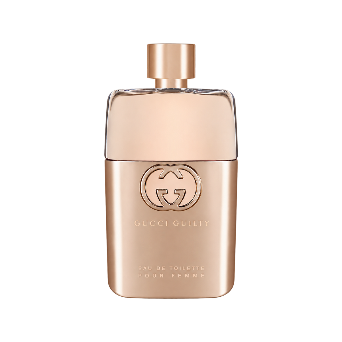 GUCCI GUILTY WOMEN EDT 90ML — bottle only, transparent background and matched sizing