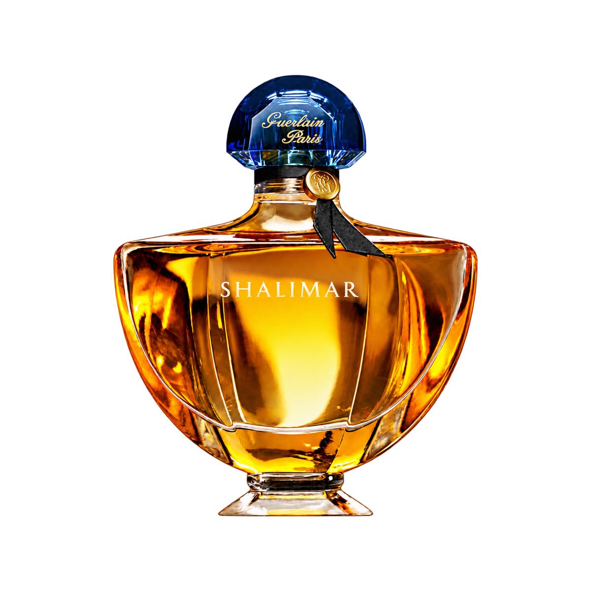 Guerlain Shalimar EDP 100ml — bottle only on transparent background