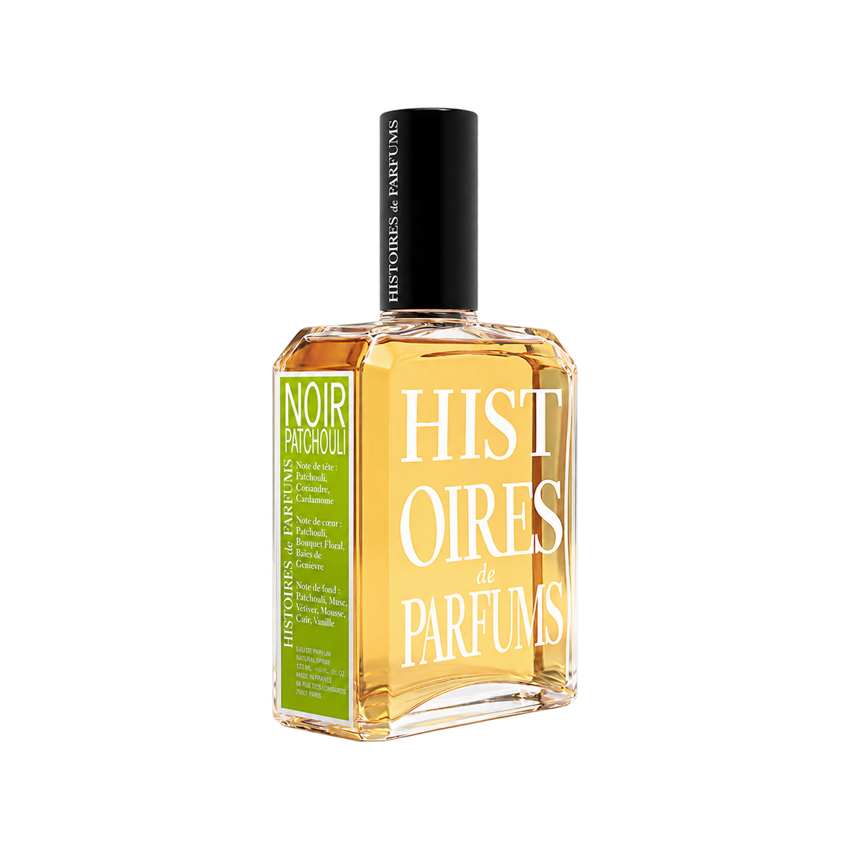 HISTOIRES DE PARFUMS NOIR PATCHOULI 120ML — bottle only on transparent background