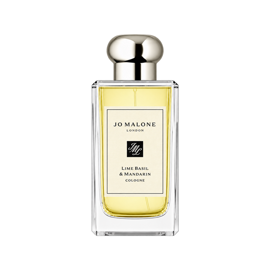 Jo Malone London Lime Basil & Mandarin Cologne 100ml — bottle only on transparent background
