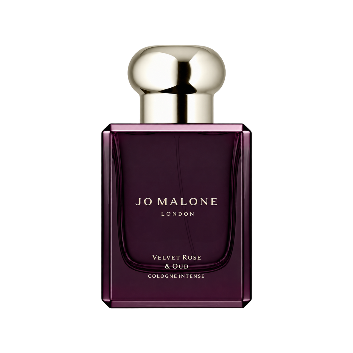 Jo Malone London Velvet Rose & Oud Cologne Intense — bottle only on transparent background