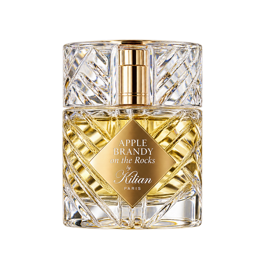 Kilian Apple Brandy on the Rocks Eau de Parfum – upright bottle-only transparent image, balanced size
