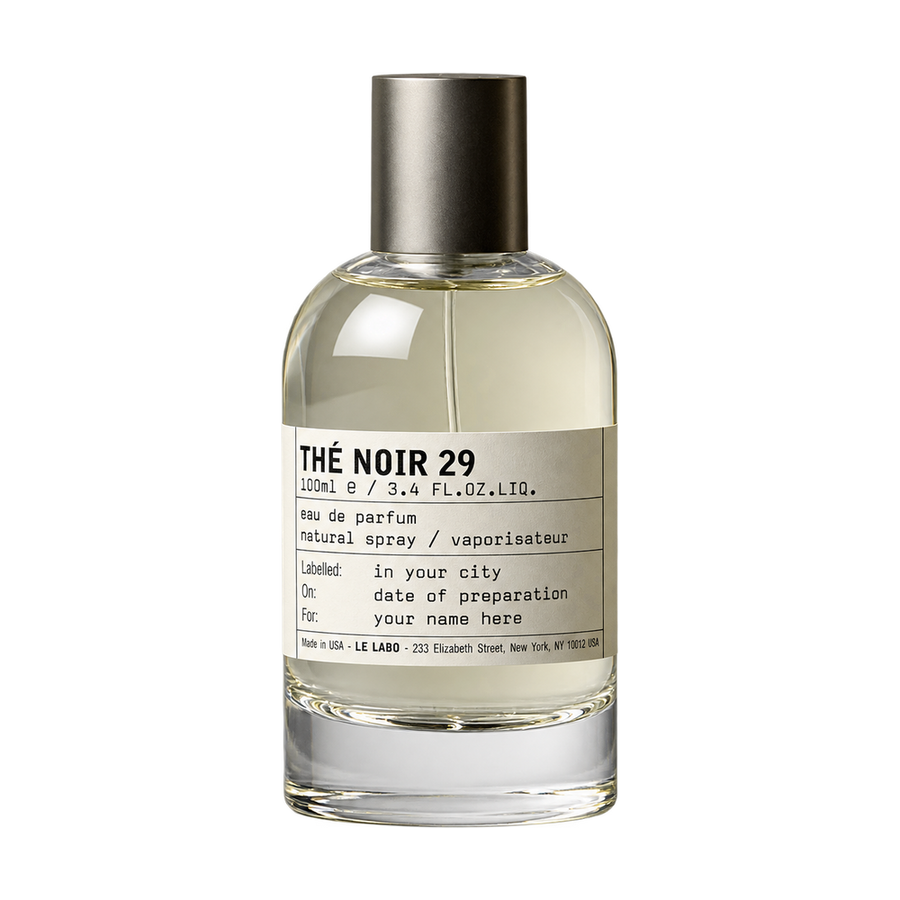 Le Labo the noir 29 Eau de Parfum 100ml bottle on transparent background