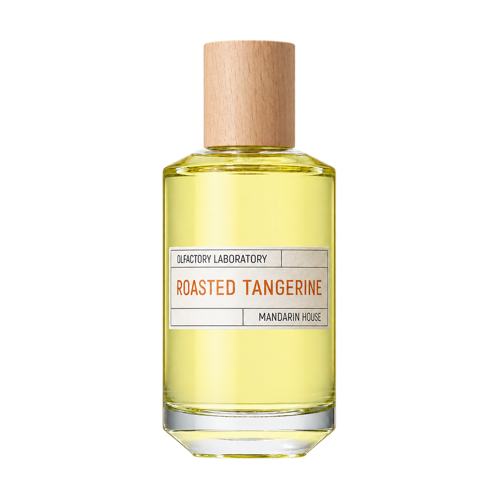 Liquides Imaginaires ROASTED TANGERINE perfume bottle on transparent background
