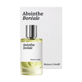 Maison Crivelli Absinthe Boréale bottle and packaging on transparent background