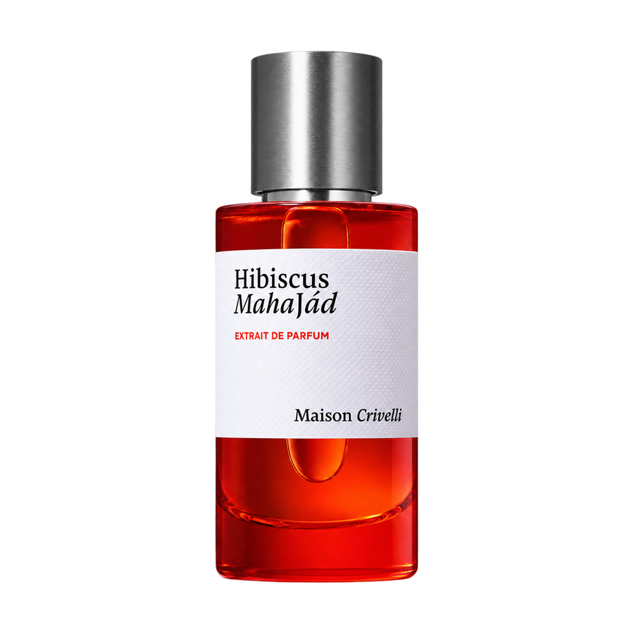 Maison Crivelli Hibiscus MahaJád perfume bottle on transparent background