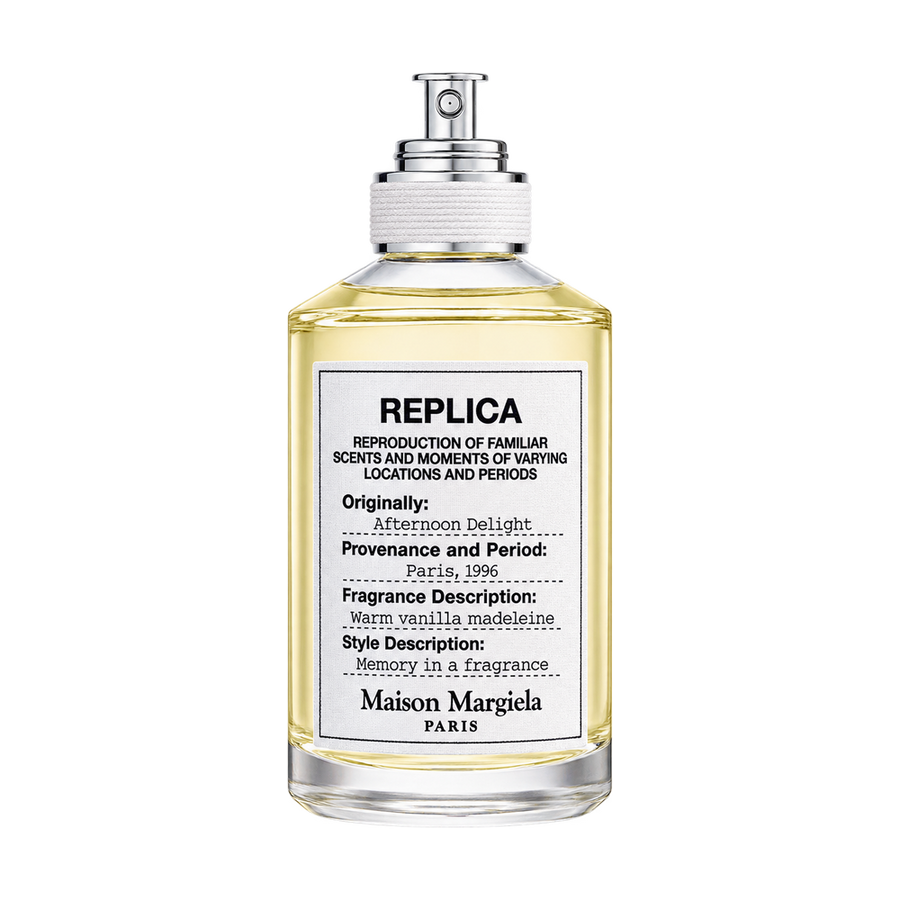 Maison Margiela REPLICA Afternoon Delight Eau de Toilette 100ml bottle — transparent background