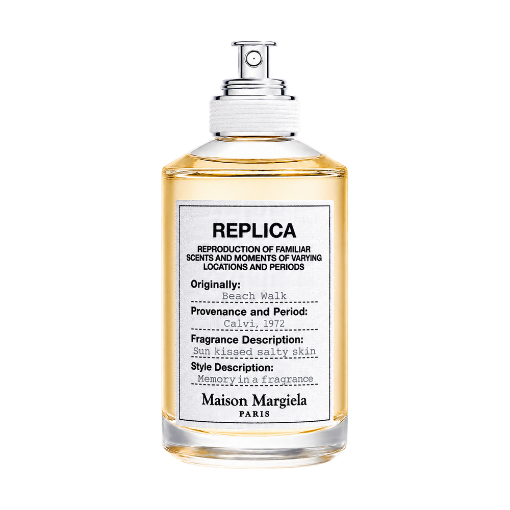 Maison Margiela REPLICA Beach Walk Eau de Toilette 100ml bottle — transparent background