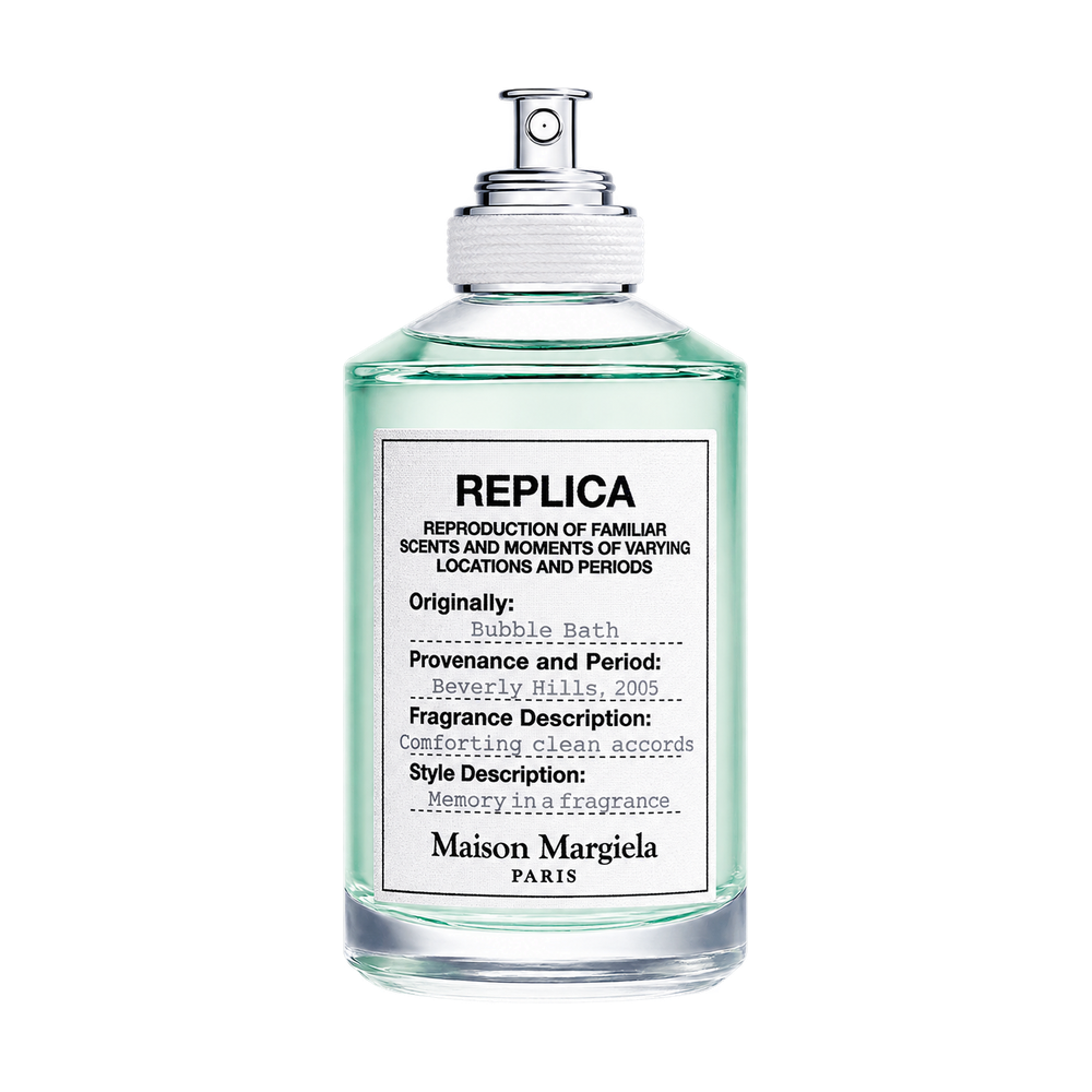 Maison Margiela REPLICA Bubble Bath Eau de Toilette 100ml bottle — transparent background