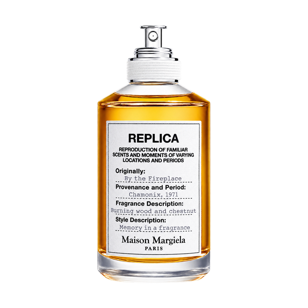 Maison Margiela REPLICA By the Fireplace Eau de Toilette 100ml bottle — transparent background
