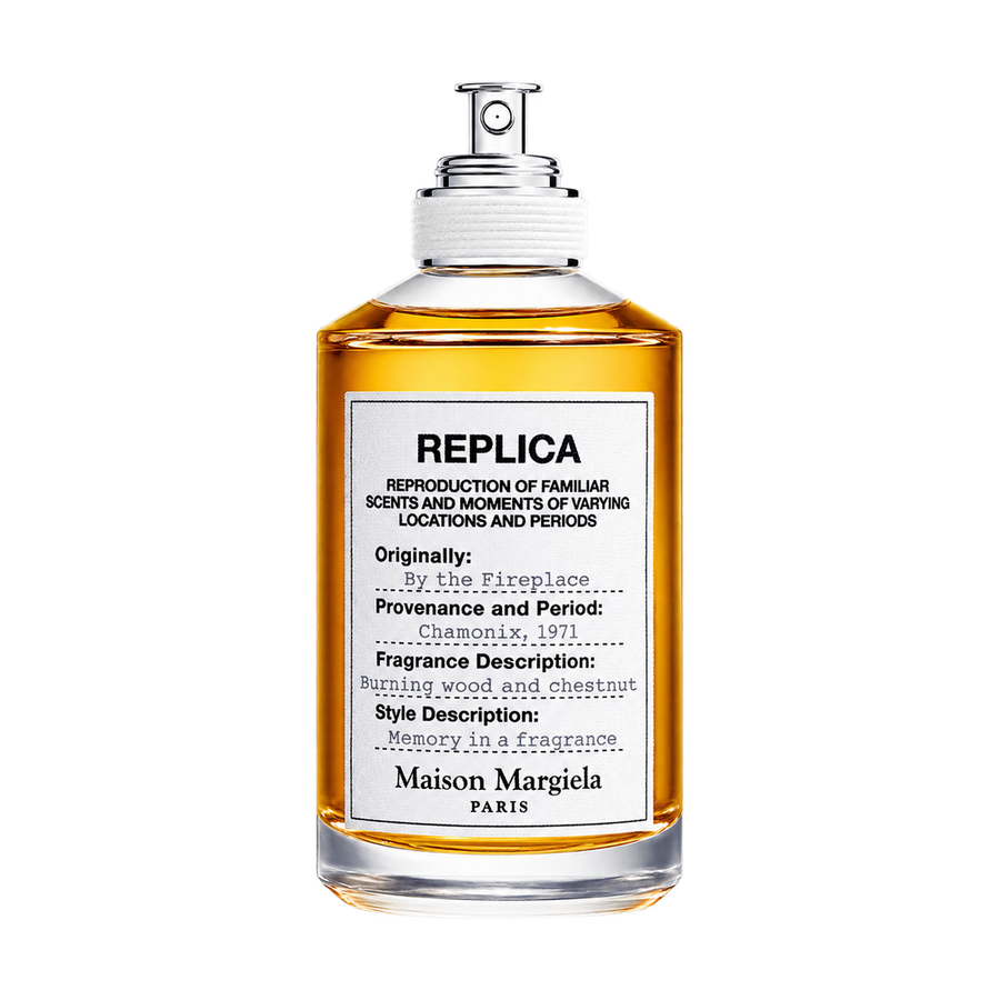 Maison Margiela REPLICA By the Fireplace Eau de Toilette 100ml bottle — transparent background