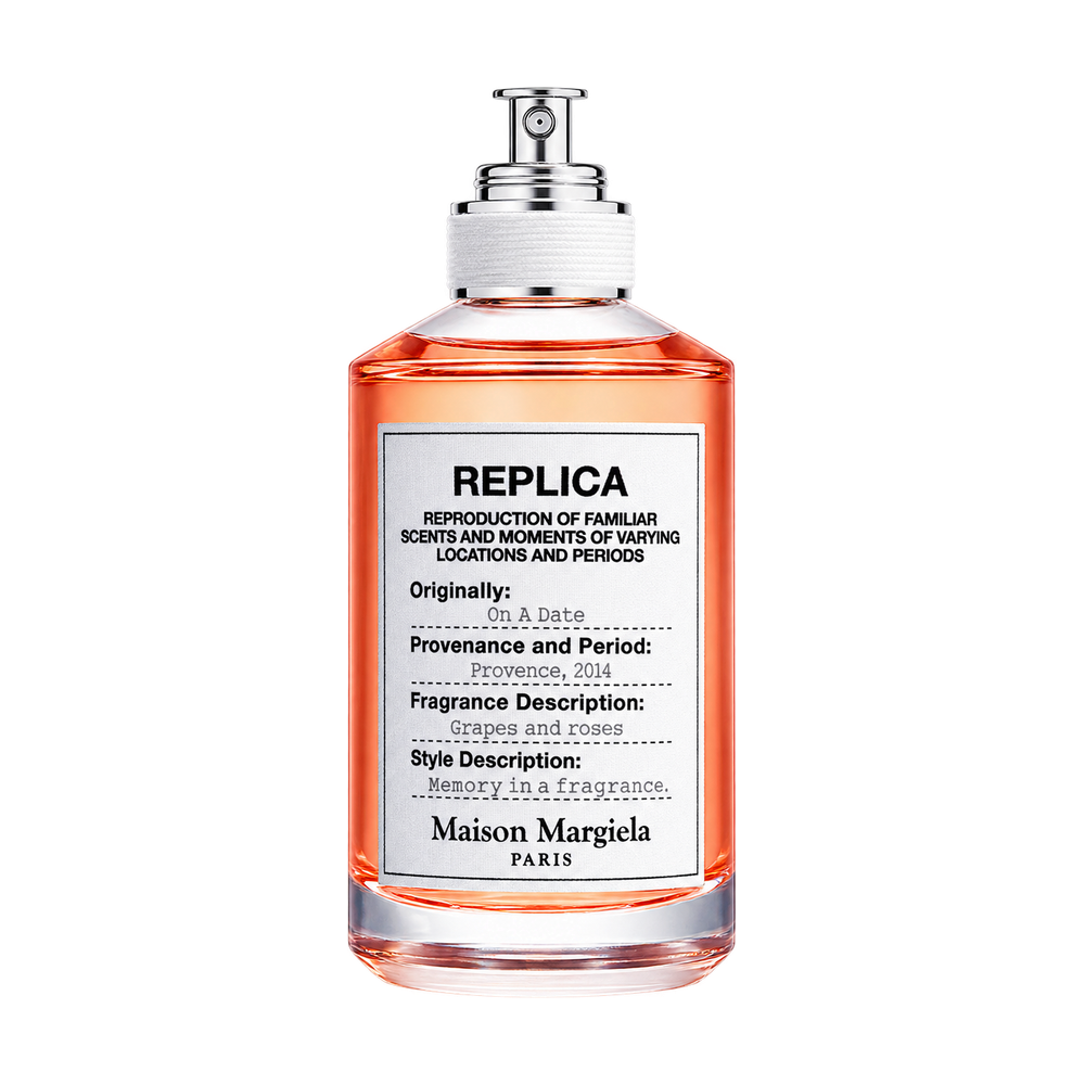 Maison Margiela REPLICA On a Date Eau de Toilette 100ml bottle — transparent background