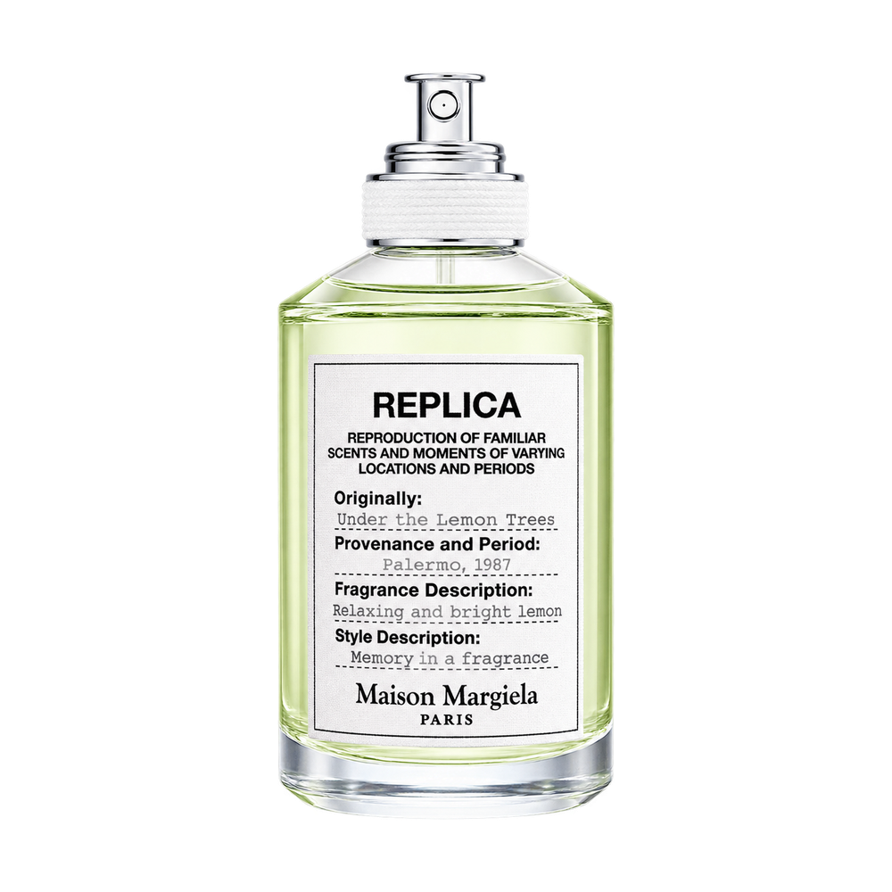 Maison Margiela REPLICA Under the Lemon Trees Eau de Toilette 100ml bottle — transparent background