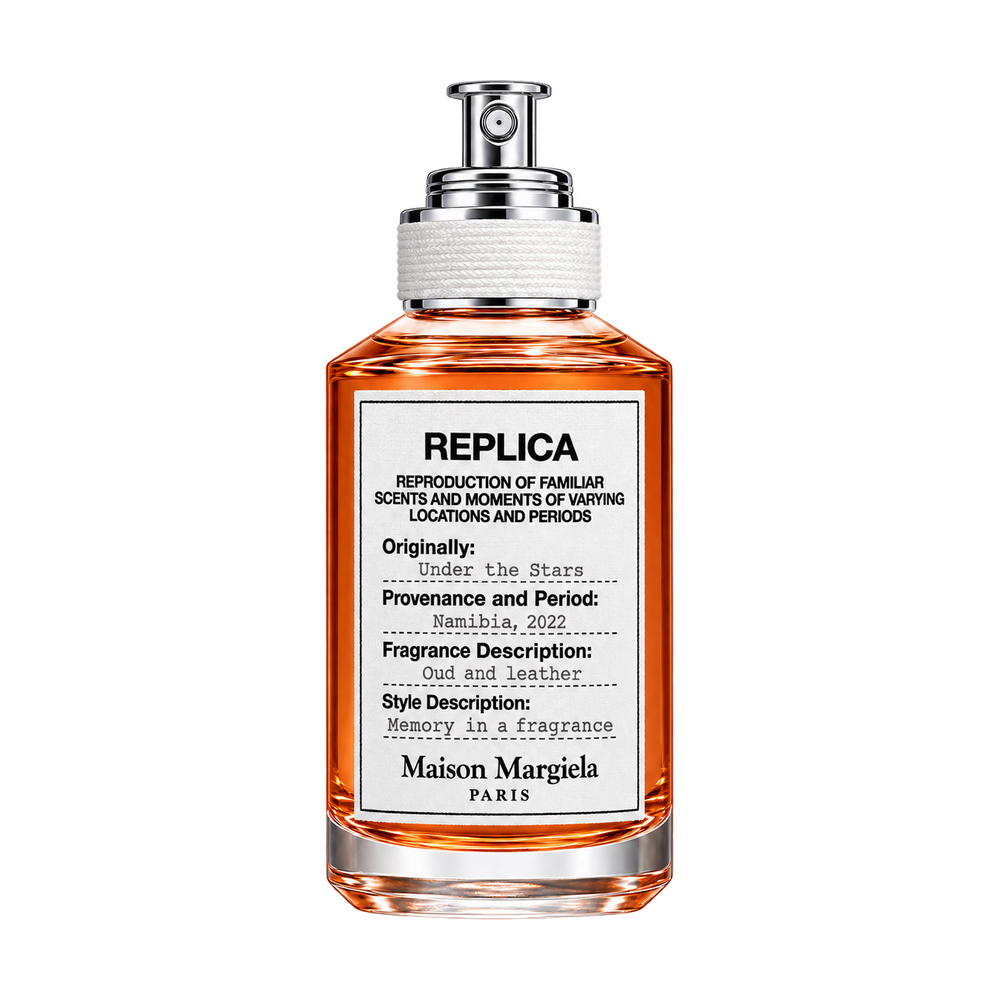 Maison Margiela REPLICA Under the Stars Eau de Toilette 100ml bottle — transparent background