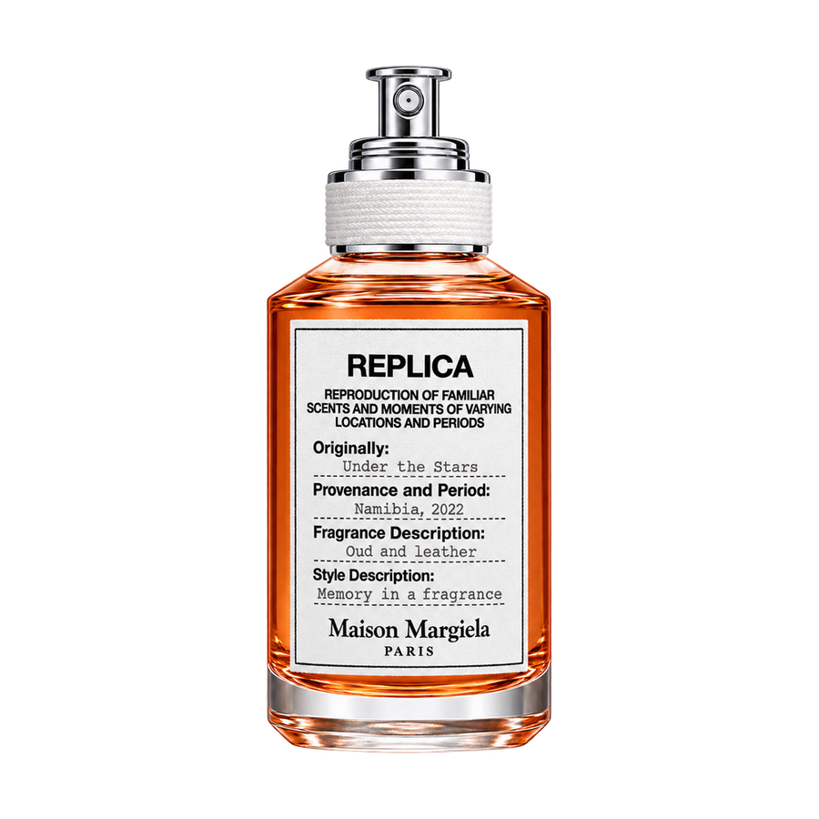 Maison Margiela REPLICA Under the Stars Eau de Toilette 100ml bottle — transparent background