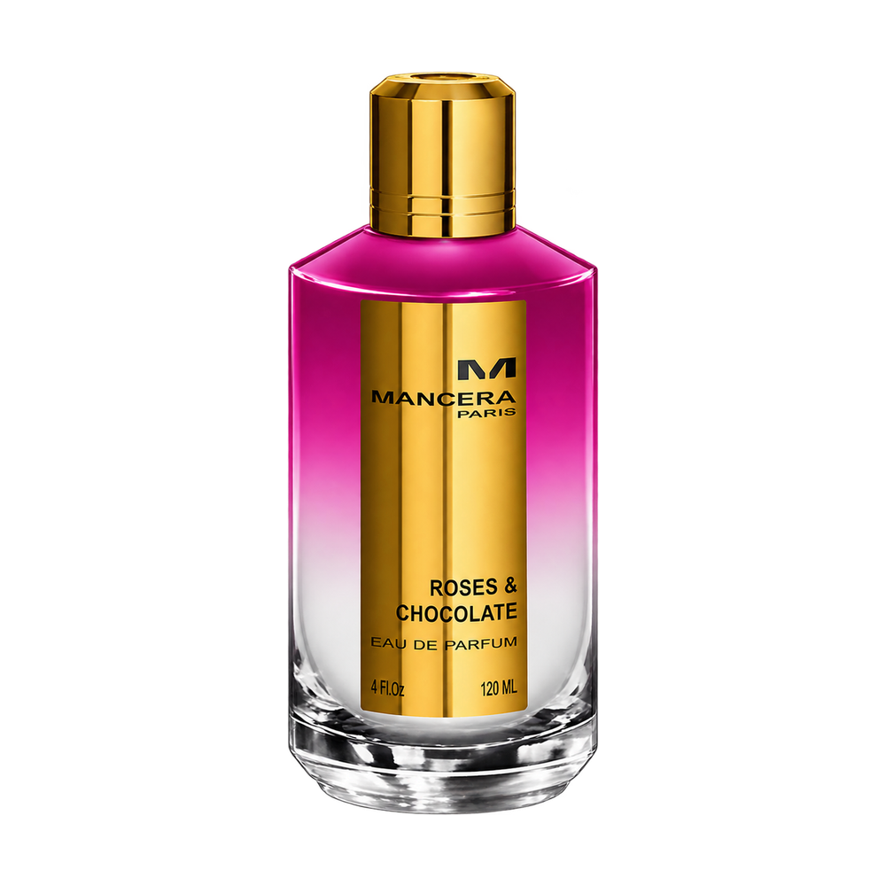 Mancera Roses & Chocolate perfume bottle