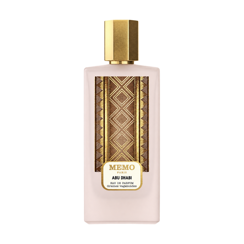 Memo Paris Abu Dhabi perfume bottle on transparent background