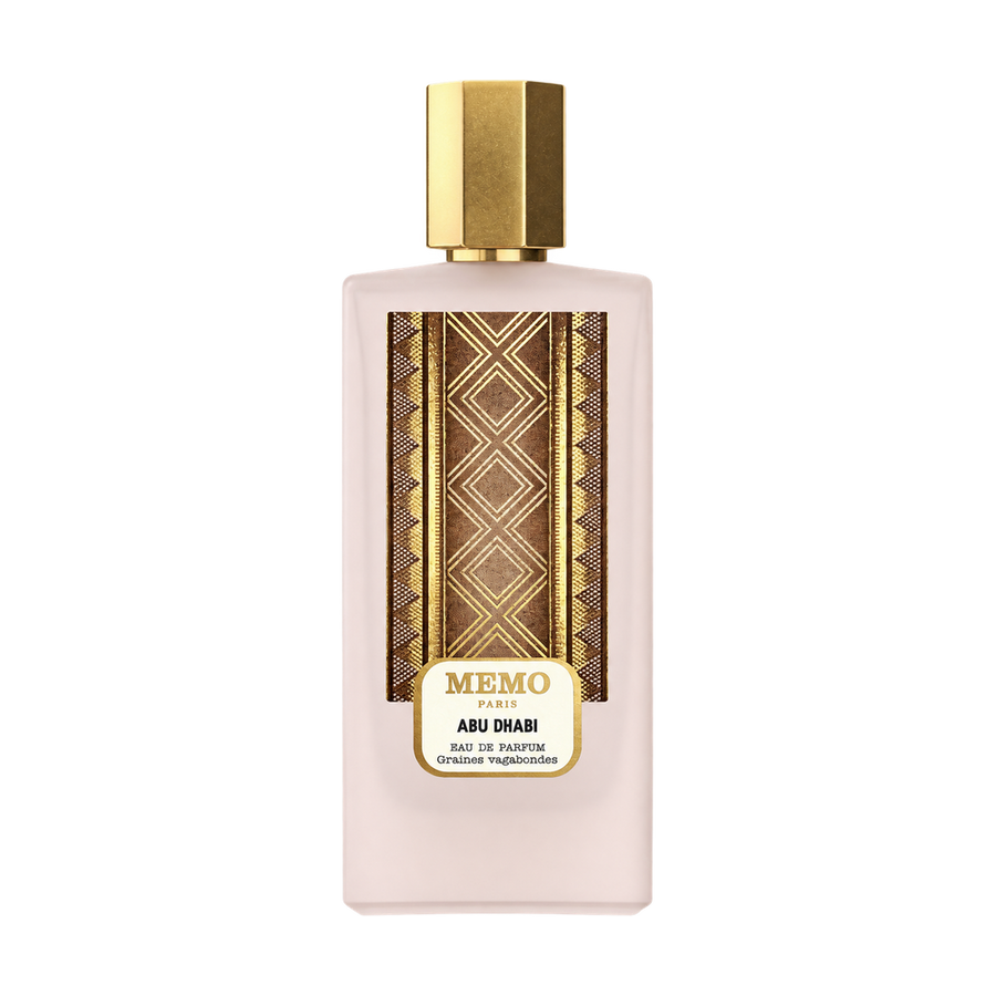 Memo Paris Abu Dhabi perfume bottle on transparent background