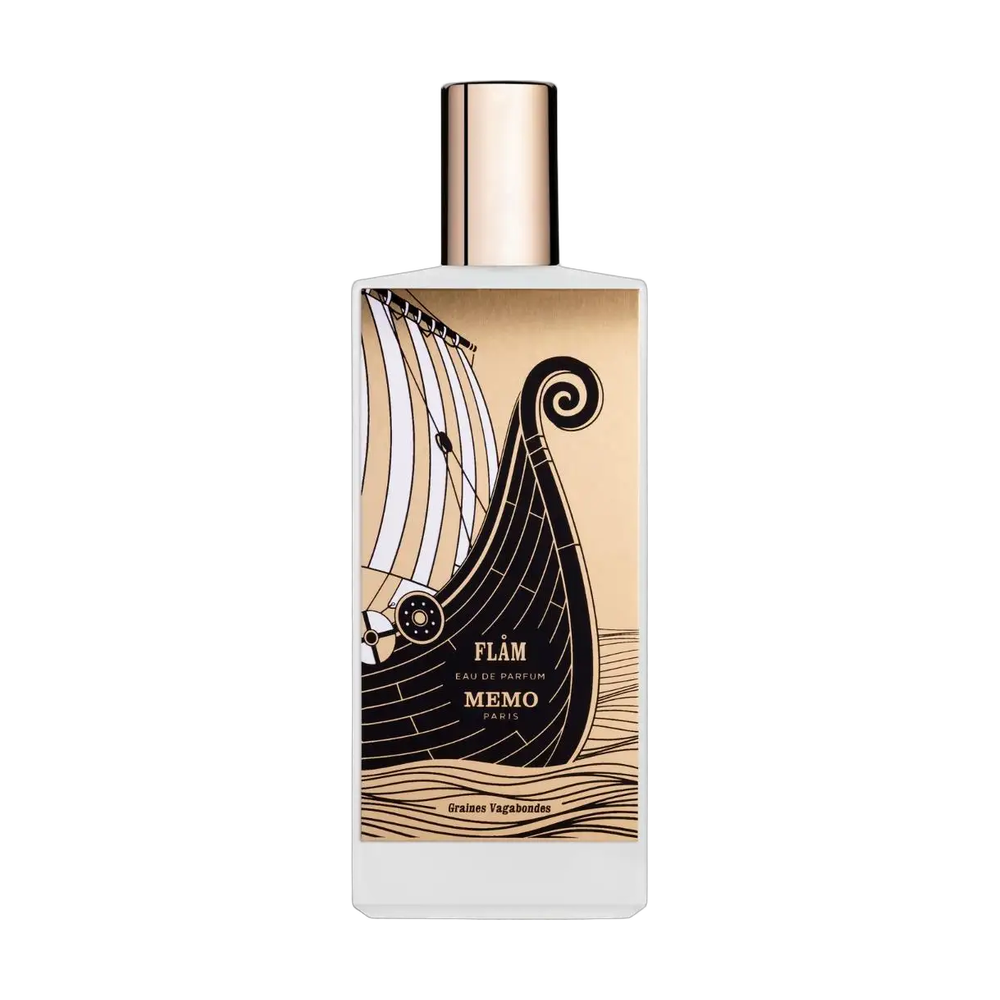 Memo Paris Flåm perfume bottle on transparent background