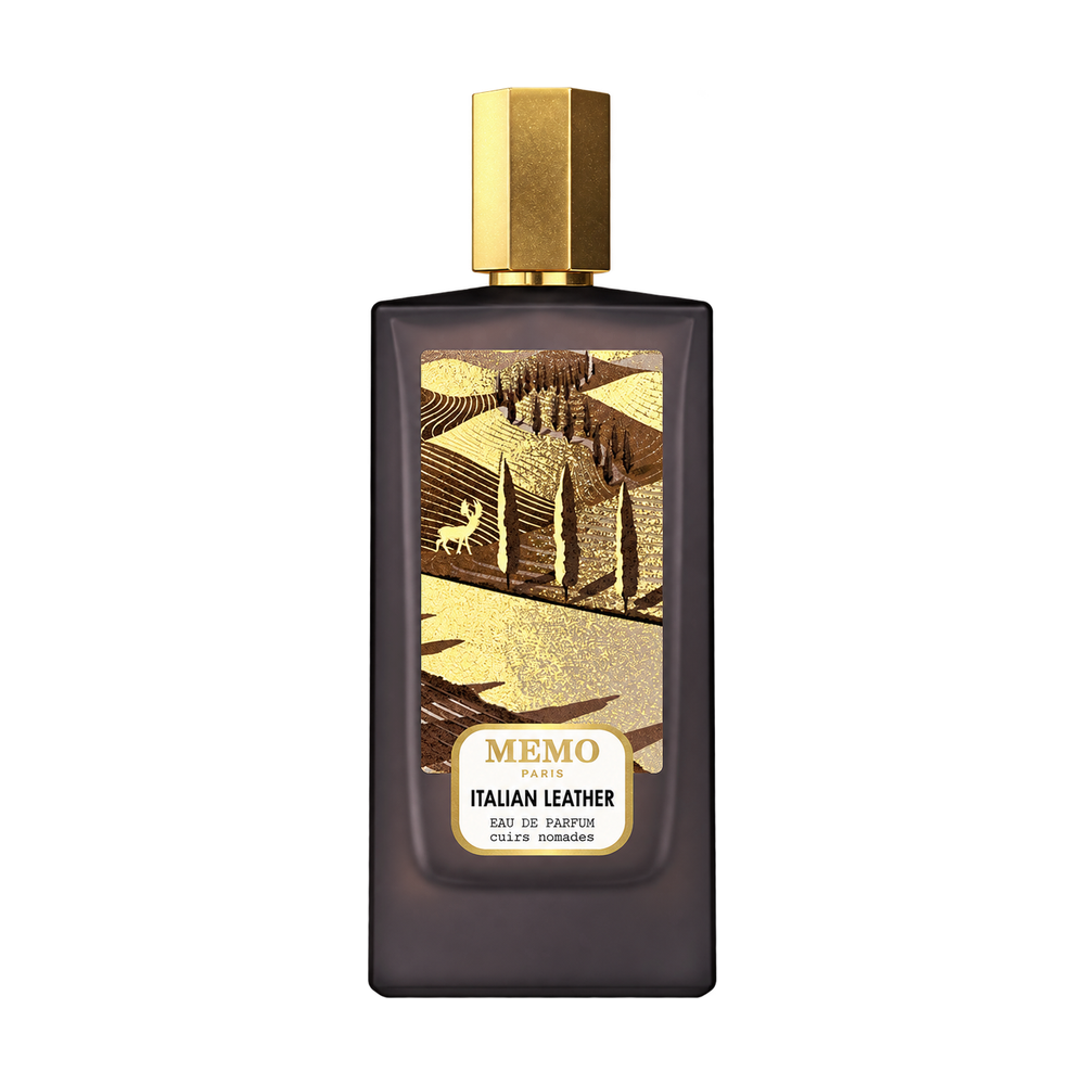 Memo Paris Italian Leather perfume bottle on transparent background