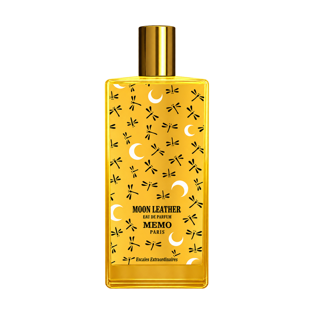 Memo Paris Moon Leather perfume bottle on transparent background