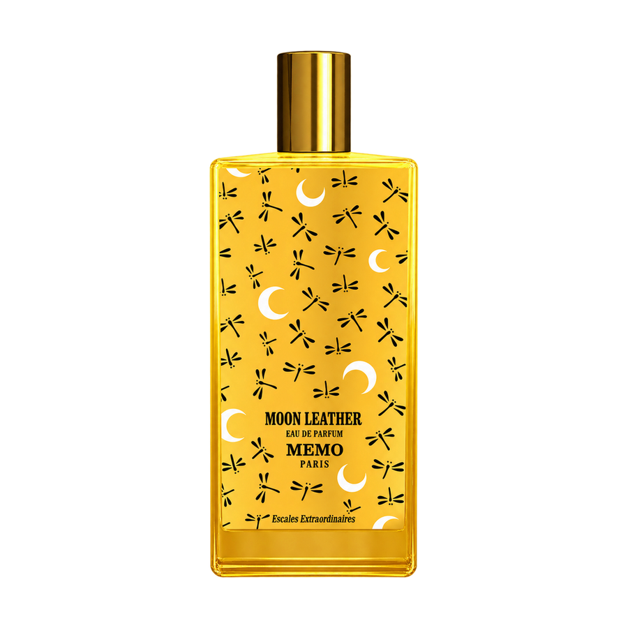 Memo Paris Moon Leather perfume bottle on transparent background