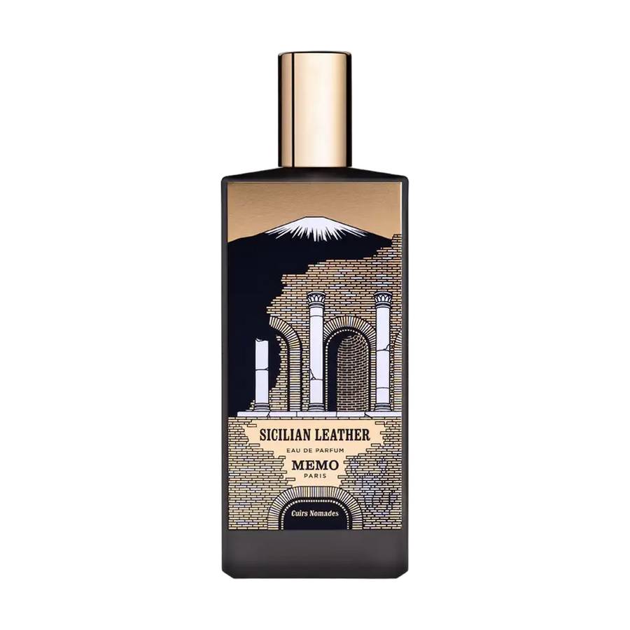 Memo Paris Sicilian Leather perfume bottle on transparent background