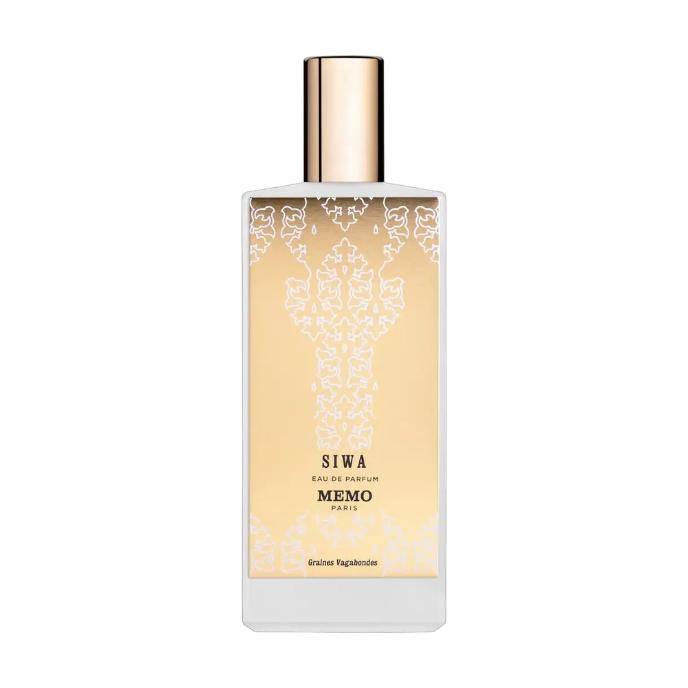 Memo Paris Siwa perfume bottle on transparent background