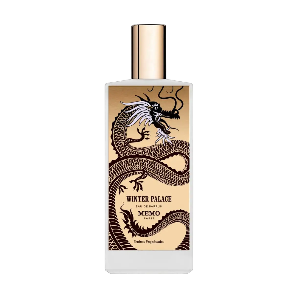 Memo Paris Winter Palace perfume bottle on transparent background
