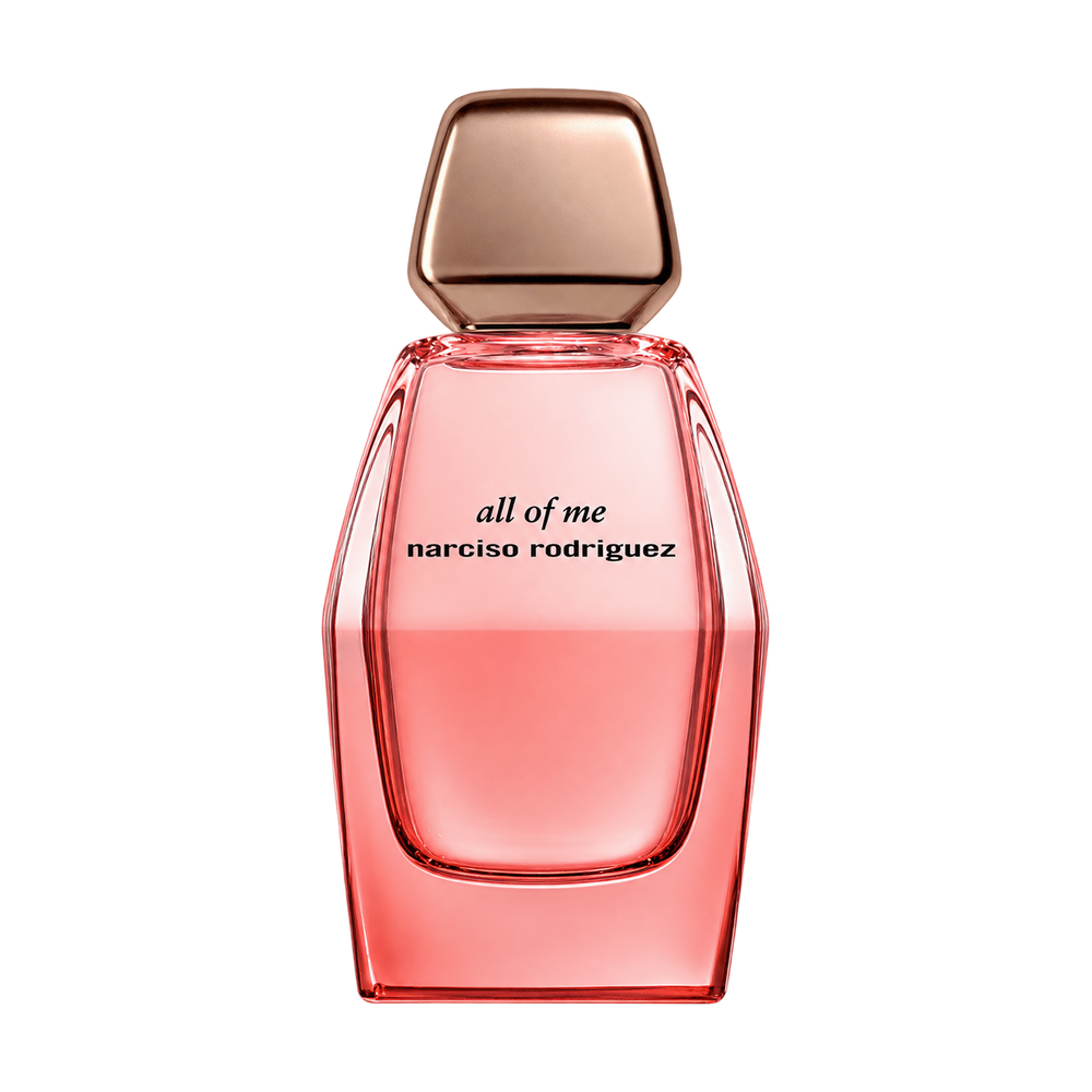 Narciso Rodriguez All of Me Intense perfume bottle on transparent background