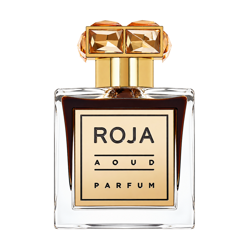 ROJA PARFUMS AOUD PARFUM 100ML — upright bottle on transparent background
