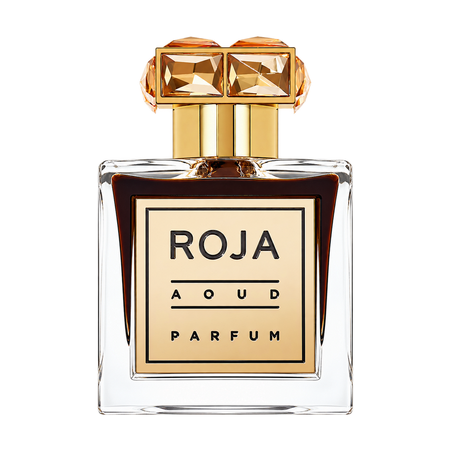 ROJA PARFUMS AOUD PARFUM 100ML — upright bottle on transparent background