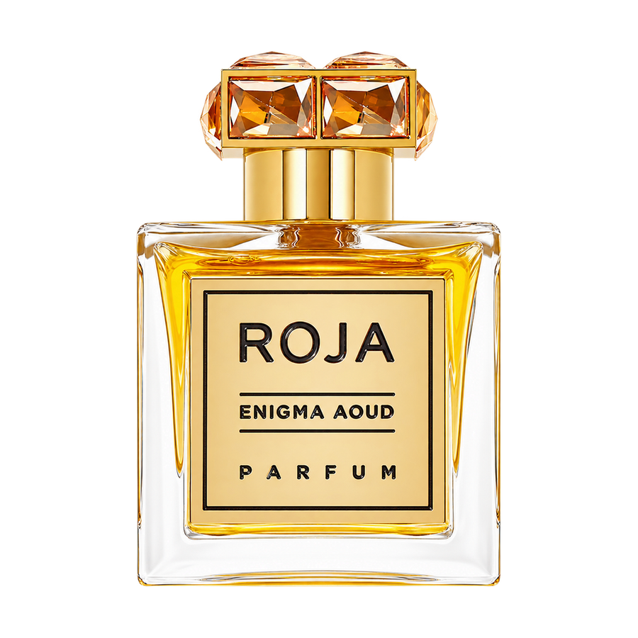 ROJA PARFUMS ENIGMA AOUD PARFUM 100ML — upright bottle on transparent background