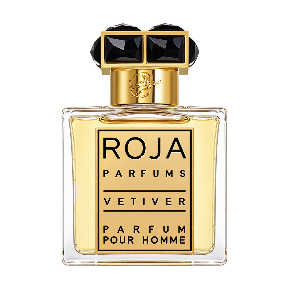 ROJA PARFUMS VETIVER POUR HOMME PARFUM 50ML — upright bottle on transparent background