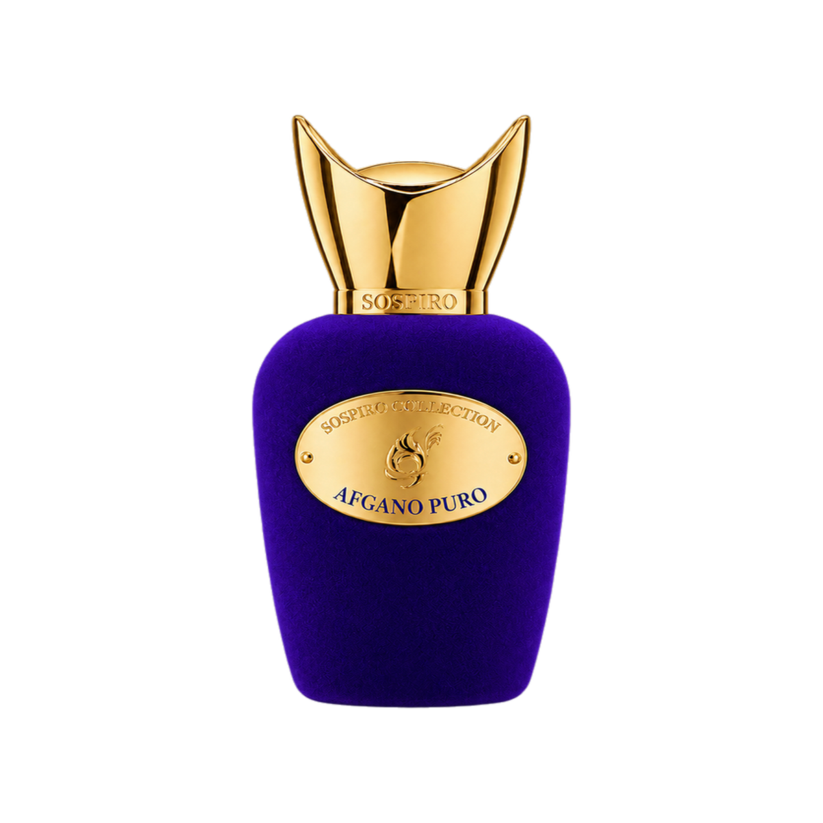 Sospiro Afgano Puro EDP 100ml, centered bottle on transparent background