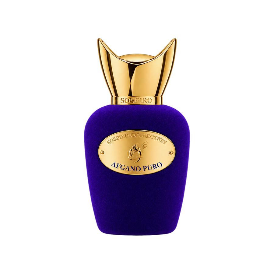 Sospiro Afgano Puro EDP 100ml, centered bottle on transparent background