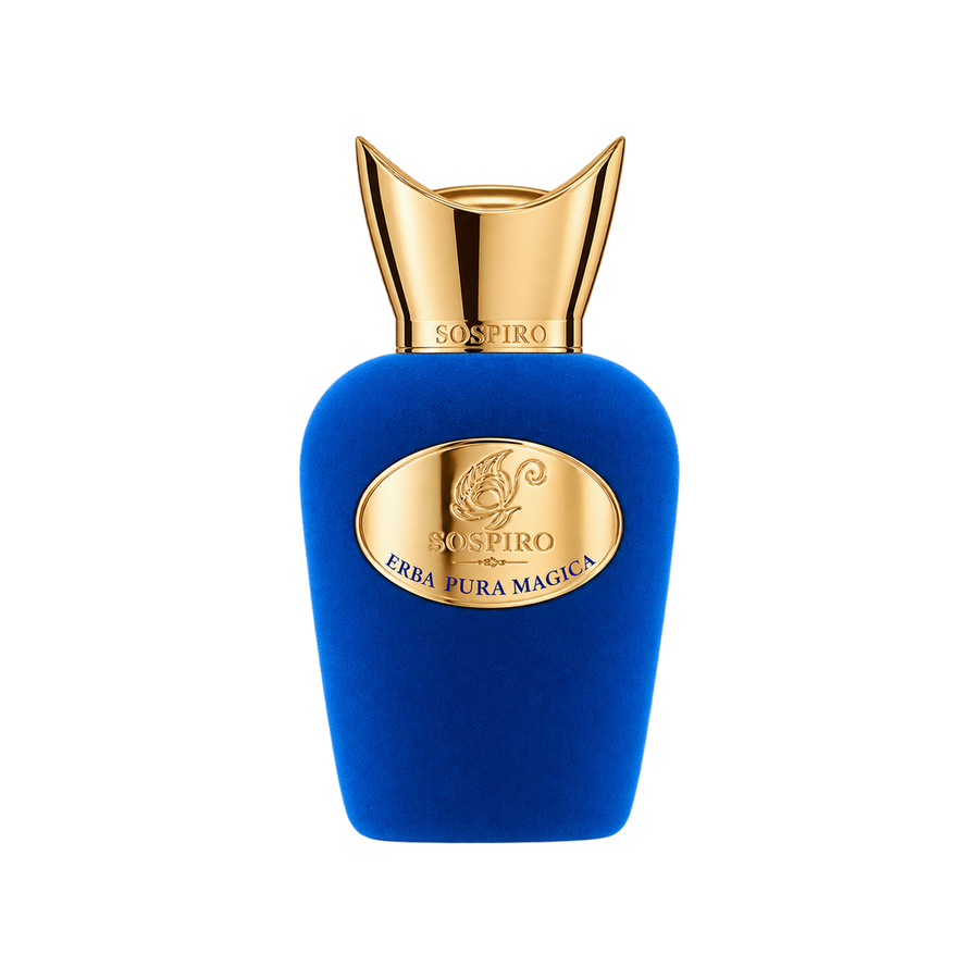 Sospiro Erba Pura Magica EDP 100ml, centered bottle on transparent background