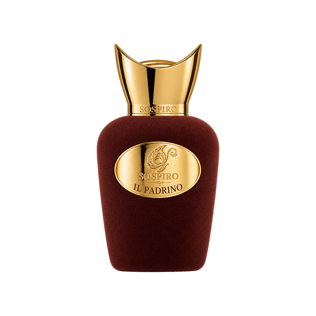 Sospiro IL Padrino EDP 100ml, centered bottle on transparent background